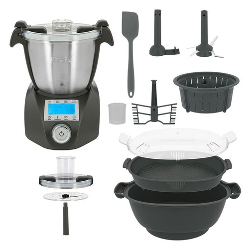 Robot cucina nero acciaio - nero,