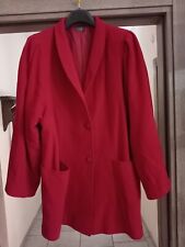 Fiorella Rubino cappotto lana donna classico coat cold wool winter classic tg. L