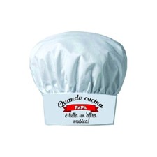 cappello cuoco chef bianco