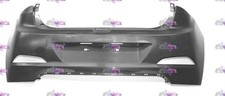 PARAURTI POSTERIORE NERO LISCIO PER HYUNDAI I20 I-20 5 PORTE 14>18 2014-2018
