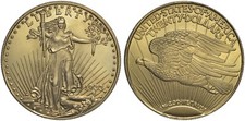 STATI UNITI D'AMERICA - 20 DOLLARI 1933  SAINT GAUDENS - NON ORO -  RICONIO