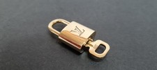 Lucchetto Louis Vuitton originale in ottone dorato con chiave - n. 311