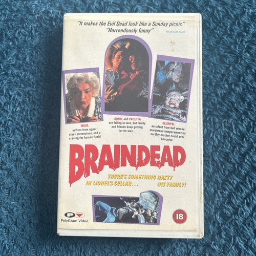Brain dead big box vhs - box,