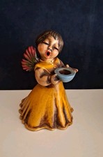 Angelo Vecchio Thun Abito Giallo Ceramica Bolzano Vintage