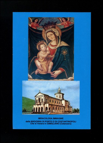 Santino holy card madonna di - santino,