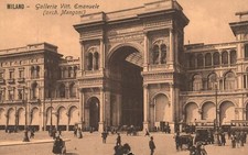 Vintage Postcard Milano
