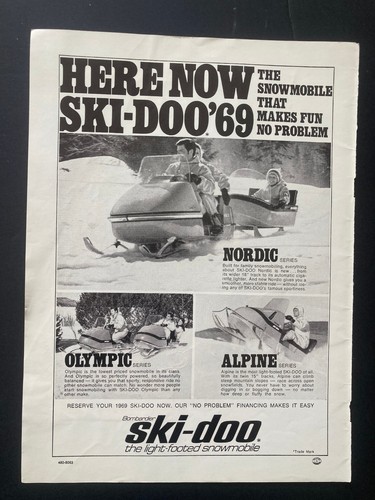 1969 canadian skidoo - 1969,