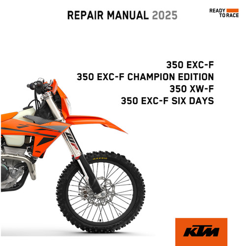 Ktm 350 exc 2025 - manuale, di