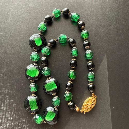 Collana vetro vintage cm - collana,
