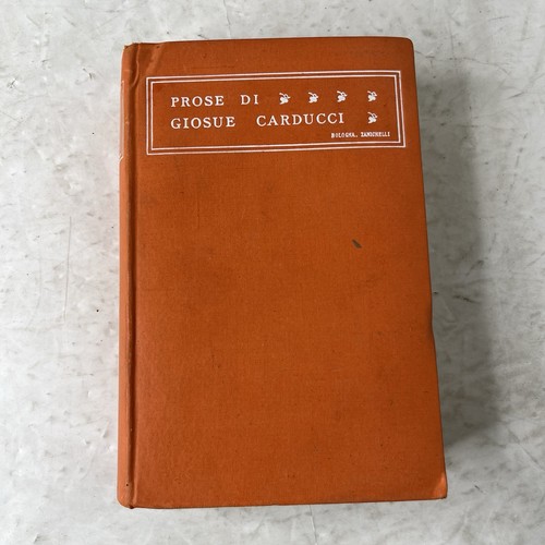 Prose giosue carducci - prose,