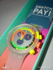 Swatch chrono neon - neon, jelly