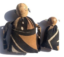 Bambole tessuto calabash - in,