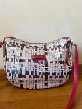 Tracolla Piero Guidi nuova tessuto goffrato fantasia intreccio  38x26x11