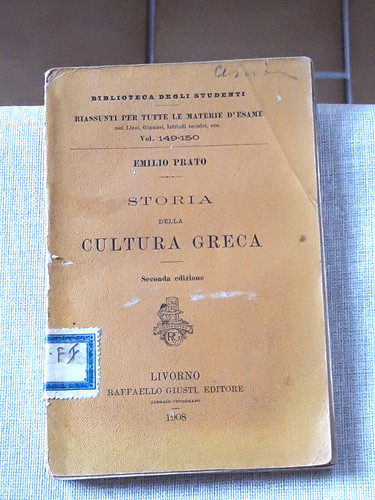 Storia della cultura greca - ,