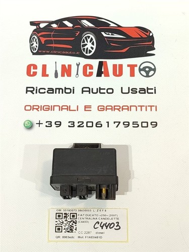 Centralina candelette per fiat - candelette,