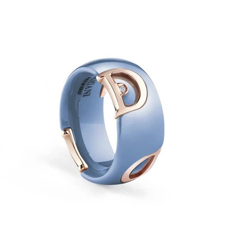 Anello damiani icon carta - anello,