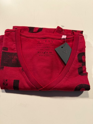 Guess shirt size red - size, lg,