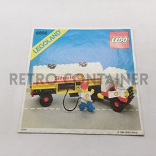 Lego Vintage Istruzioni Instructions Set 6695 - Shell Tanker Truck (1984)