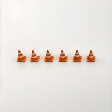 6 Coni Stradali H0 1:87 per