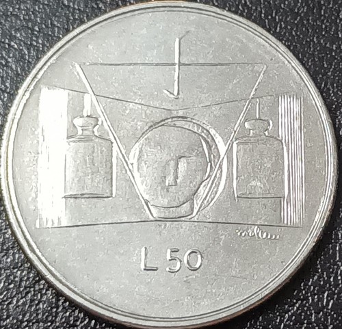 San marino moneta lire 1976 - marino, 50
