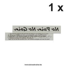 10 x No Pain No Gain - Scritta