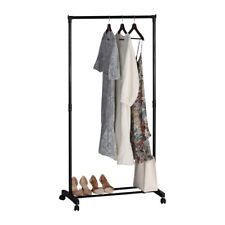 Stander Appendiabiti in metallo a 4 ruore Colore Dimensioni - 80x43 h 90/160 cm.