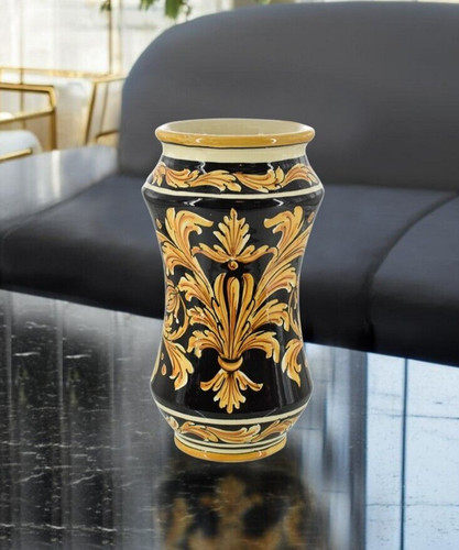 Vaso albarello ornato fondo