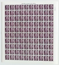 España Pliego de 100 Sellos