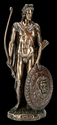 Statua apollon con arco e - statua,