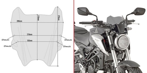 A1164 givi cupolino - a1164,