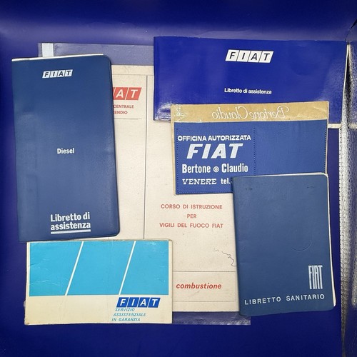 Lotto documenti fiat - lotto,