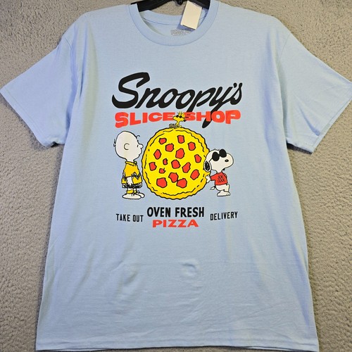 Peanuts pizza snoopy camicia - peanuts®,