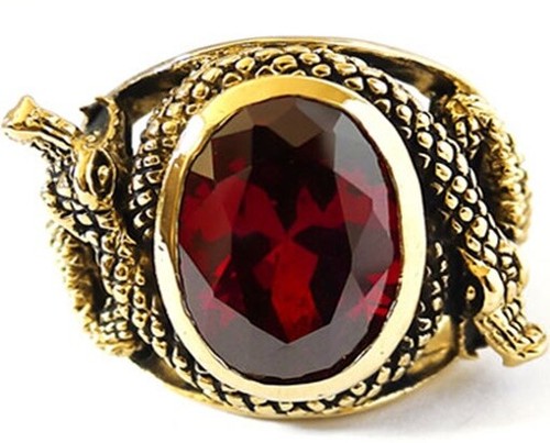 Anello uomo grande - anello, zirconi