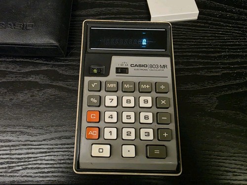 Calcolatrice led casio vintage - led,
