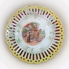 Piattino Porcellana traforata