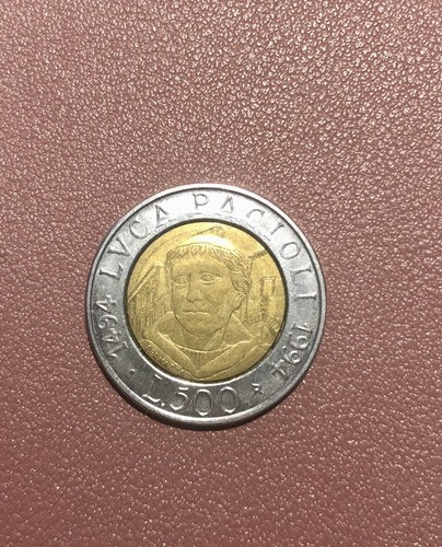 Moneta 500 lire luca - moneta,