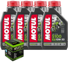 Tagliando Olio Motul 5100 10w50 Filtro Per Polaris 325 Sportsman ACE ETX 14 15