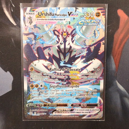Urshifu pluricolpo vmax - vmax, in