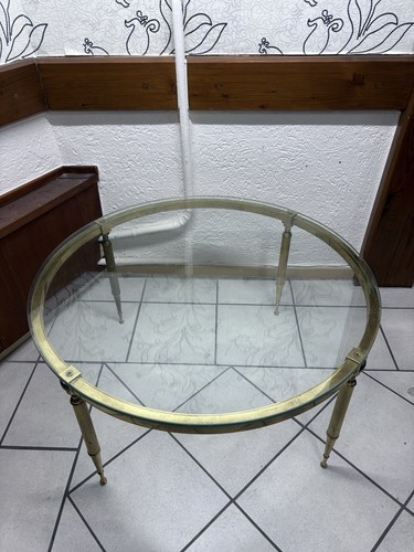 Tavolino rotondo ottone con - ottone,