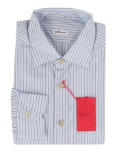 Camicia In Cotone A Righe Blu