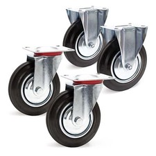 Set rotelle 200 mm 2 ruote