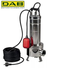 POMPA SOMMERGIBILE SOMMERSA ACCIAIO ACQUE SCURE DAB FEKA VS 750 MA 1  HP CAVALL