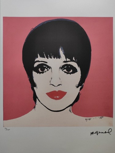 Firmato andy warhol liza - andy,