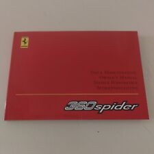 Ferrari 360 Spider Libretto