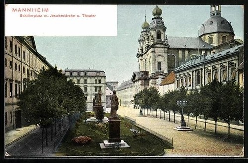 Cartolina mannheim - cartolina,
