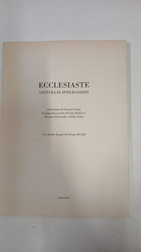 Ecclesiaste attilio lolini - -,