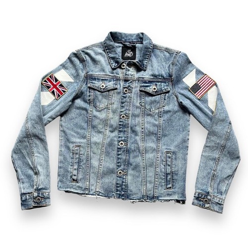 Giacca denim ricamata nuova