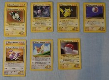 Pokémon Card - Lotto Gym Challenge/Gym Heroes - LT. STURGE - 9 carte