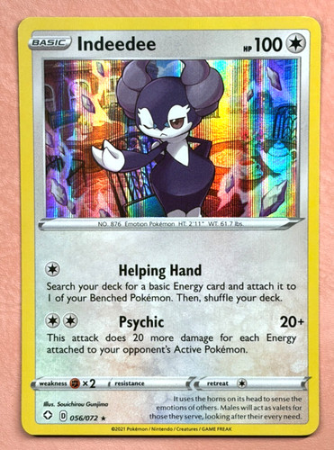 Indeedee carte pokemon - indeedee,