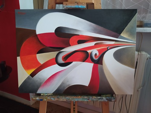 Quadro dipinto mano - mano, olio